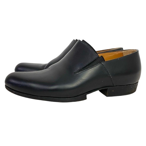 Balenciaga Slip On Loafers Mens Size 40 Black Dress Shoes AS IS Need Repairs - Picture 1 of 16